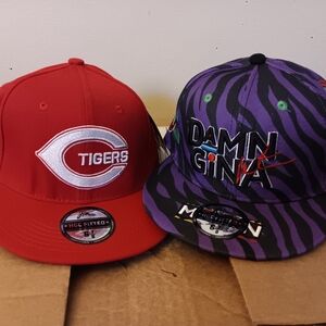 Cap Bundle! Cincinnati Tigers And Martin "Damn Gina" Sheneneh Hats